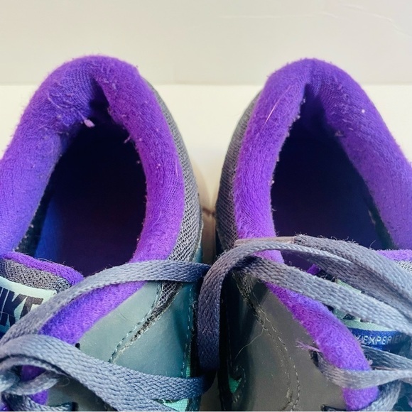 Nike Gray Teal and Purple Athletic Sneakers Size 9 - Picture 3 of 8